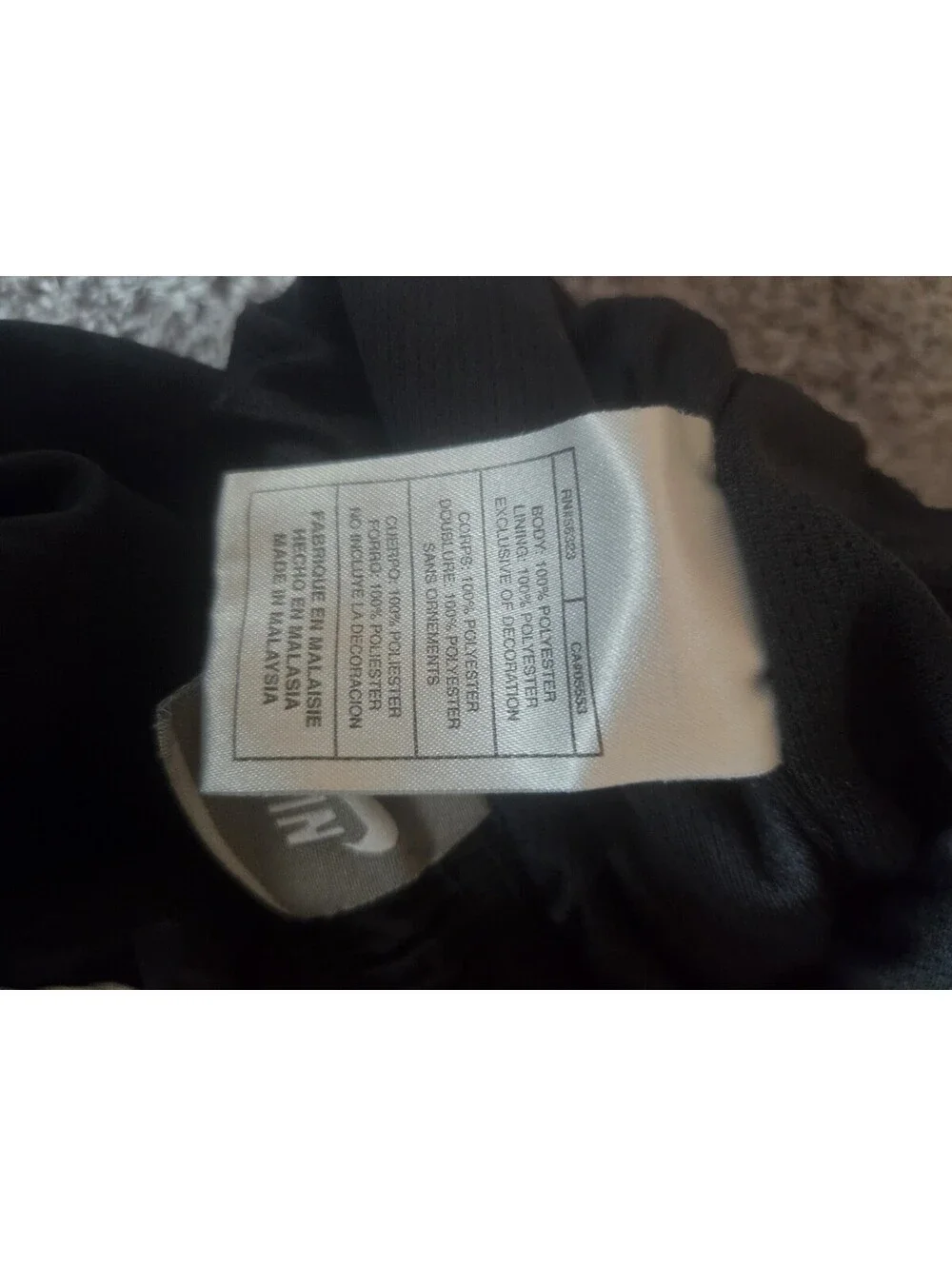 Vintage Y2K Nike Boys Track Pants Black White Side Stripe Youth Large
